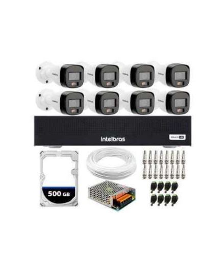 Kit 8 Câmeras segurança eletrônica